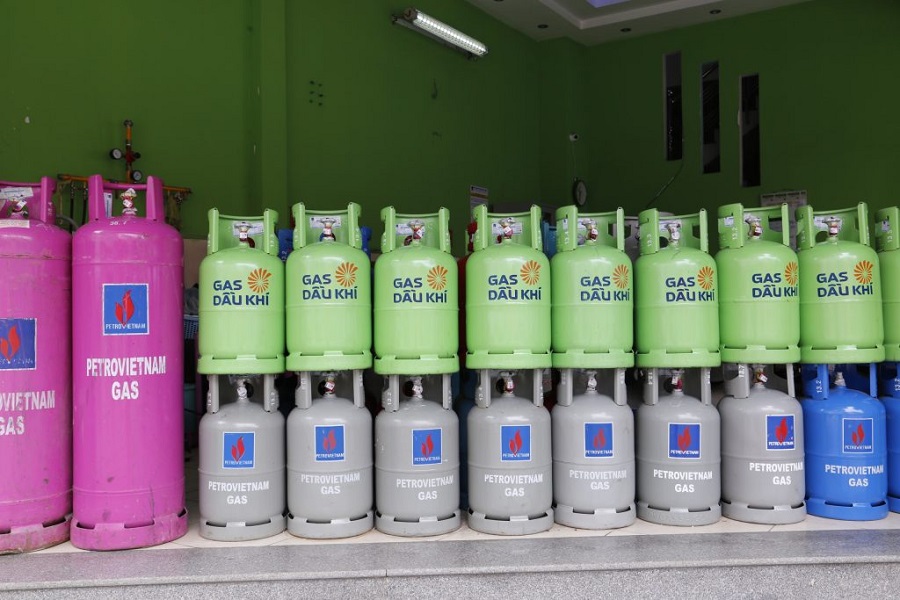 Vì sao các bình gas có màu khác nhau?