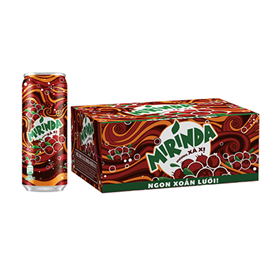 AX88 com 58WIN Mirinda Xá Xị lon 330ml